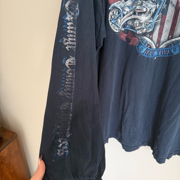 Vintage Orange County Choppers graphic biker long sleeve tee - Picture 2 of 7